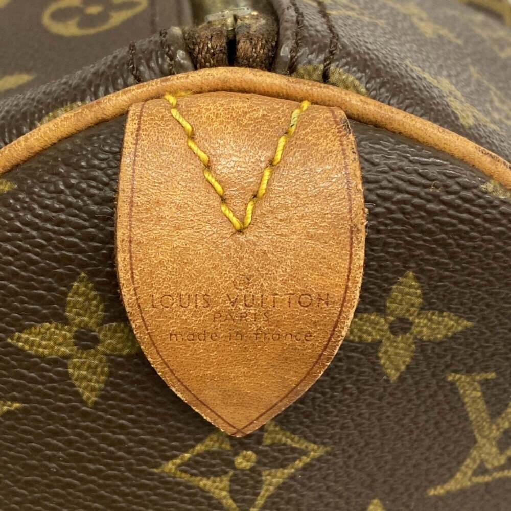 LOUIS VUITTON Authentic Brown Monogram Keepall 45 Boston Bag - Picture 5 of 12